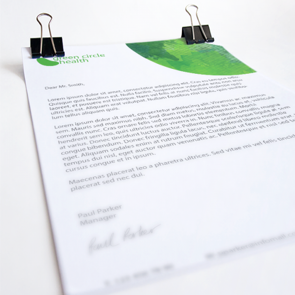 Tête de lettre A4 Tête de lettre A4