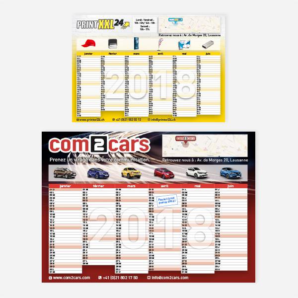 Calendriers Calendriers