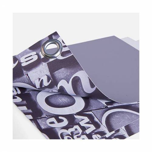 Bâche polyester dos gris 235g